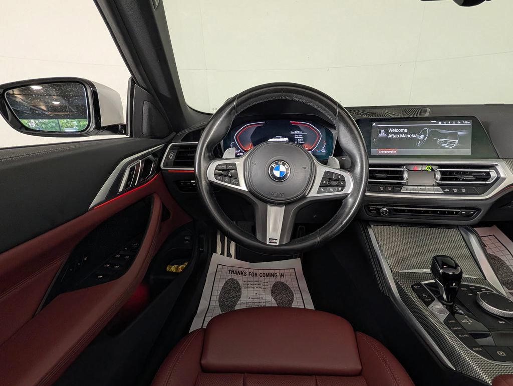 Used 2022 BMW 430i Convertible w/ M Sport Package RWD image 19