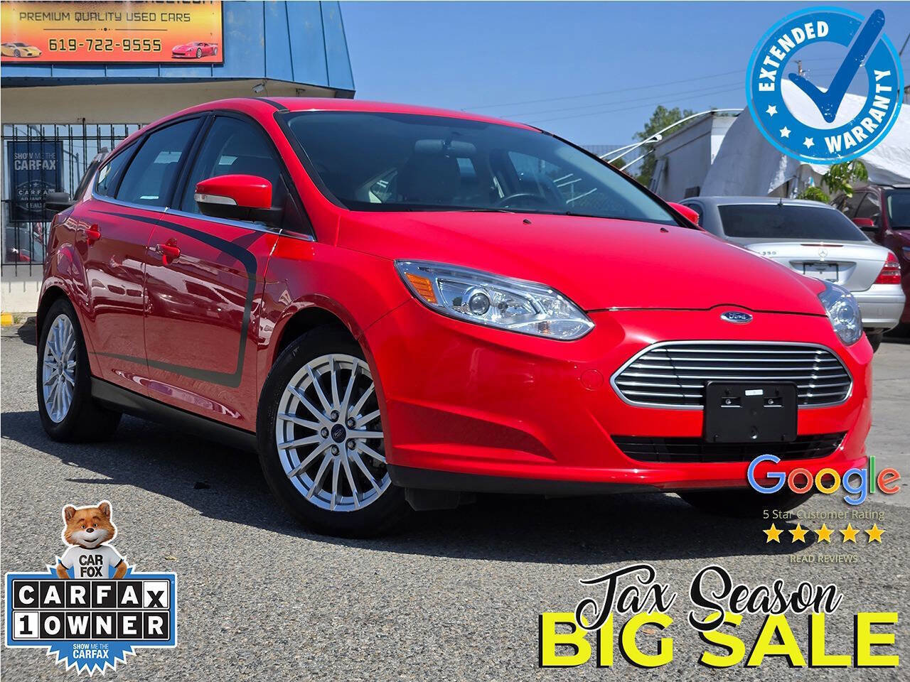 Used 2014 Ford Focus Electric Hatchback