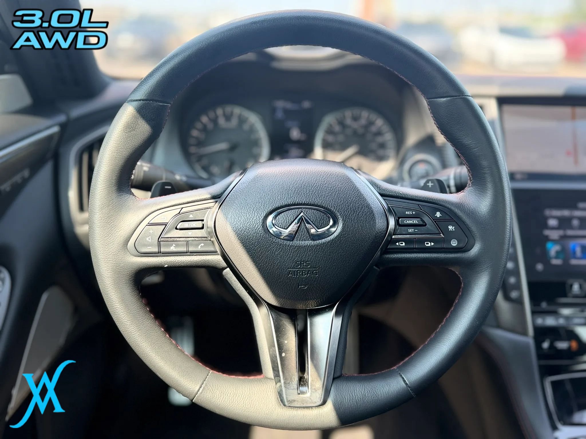 Used 2023 INFINITI Q50 Red Sport 400 w/ Black Opal Edition AWD/4WD image 30