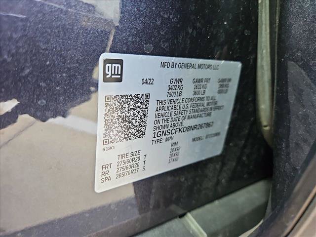 Used 2022 Chevrolet Suburban Premier RWD image 26
