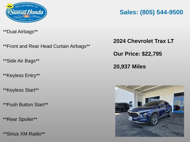 Used 2024 Chevrolet Trax LT w/ Driver Confidence Package FWD image 10