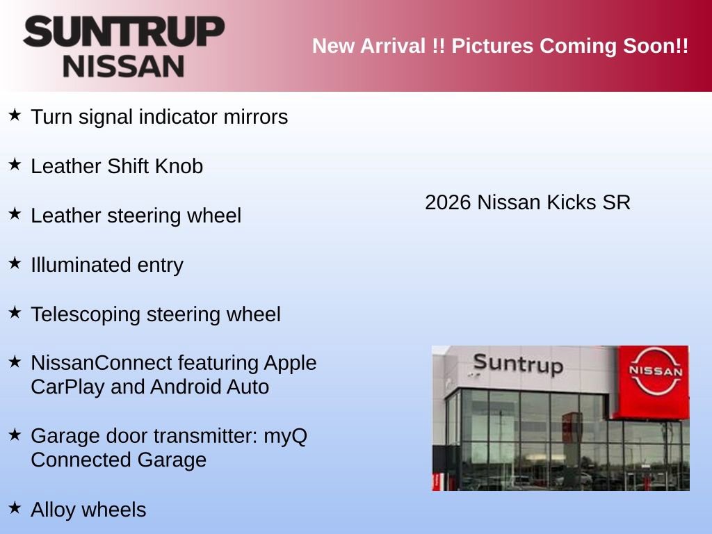 Used 2026 Nissan Kicks SR FWD image 6
