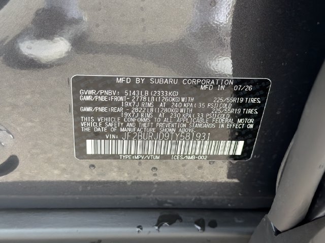 New 2026 Subaru Outback Touring XT AWD/4WD image 26