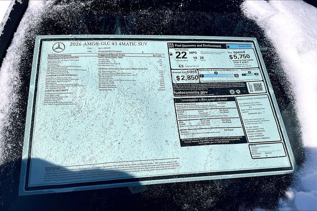 New 2026 Mercedes-Benz GLC 43 AMG 4MATIC image 13
