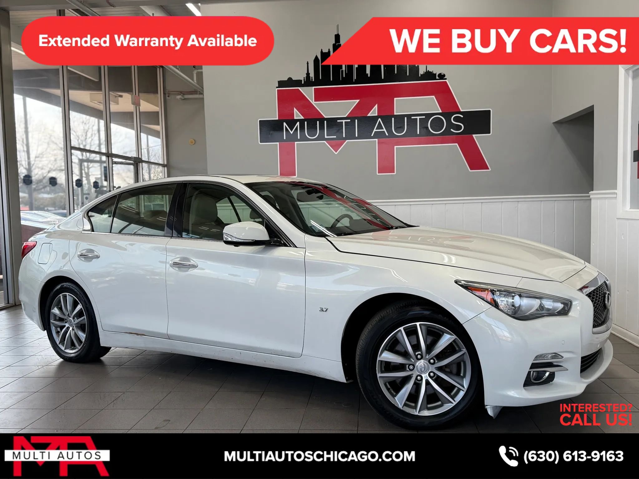 Used 2015 INFINITI Q50 Premium w/ Deluxe Touring Package image 2