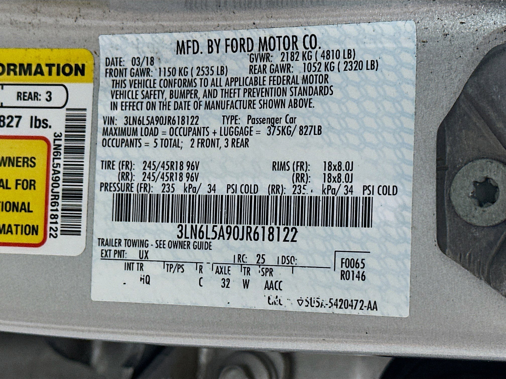 Used 2018 Lincoln MKZ Premiere FWD image 12