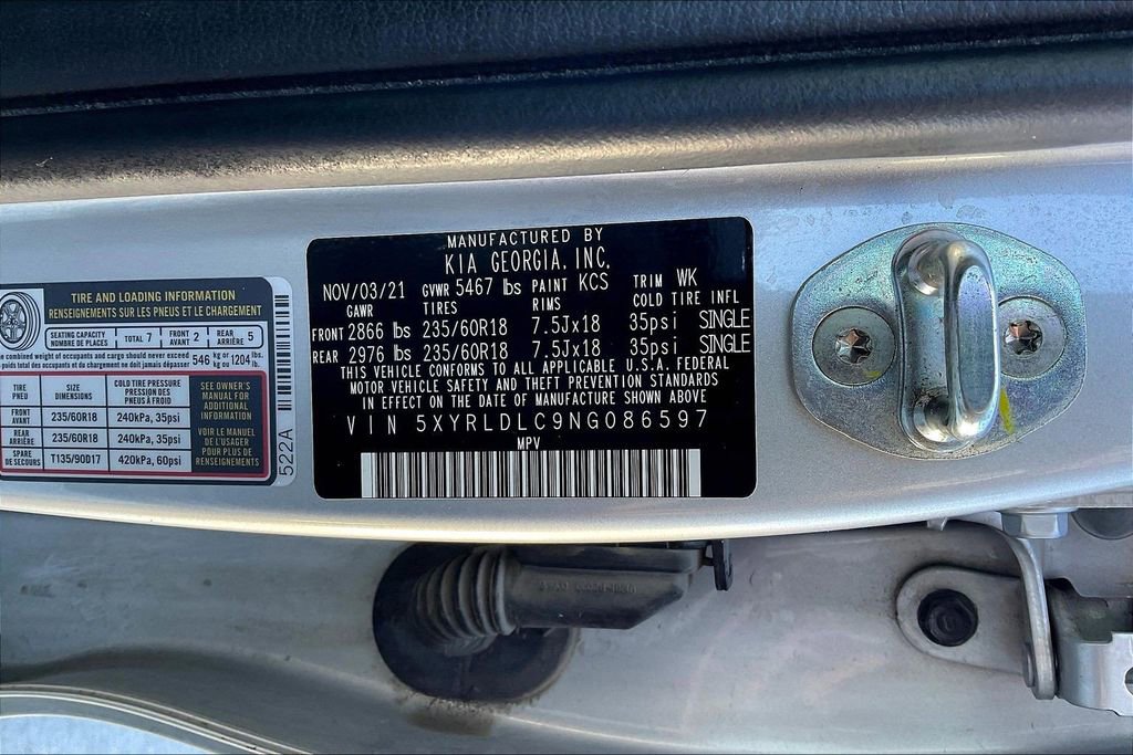 Used 2022 Kia Sorento S w/ Panoramic Sunroof Package image 36