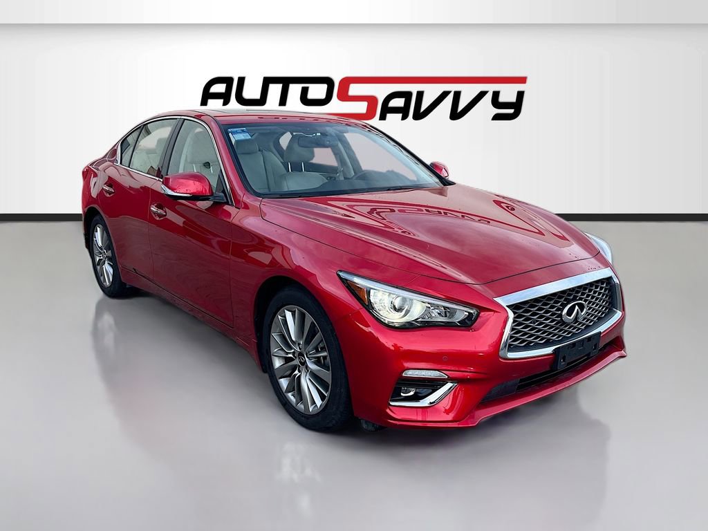 Used 2023 INFINITI Q50 Luxe w/ Cargo Package image 1