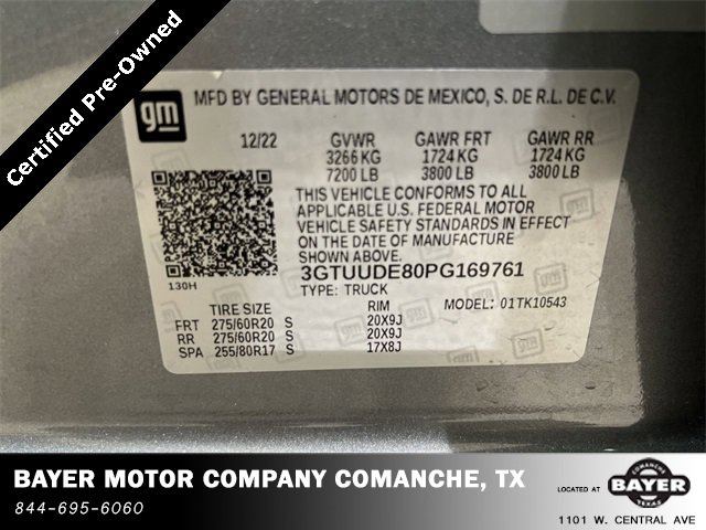 Certified 2023 GMC Sierra 1500 SLT image 31