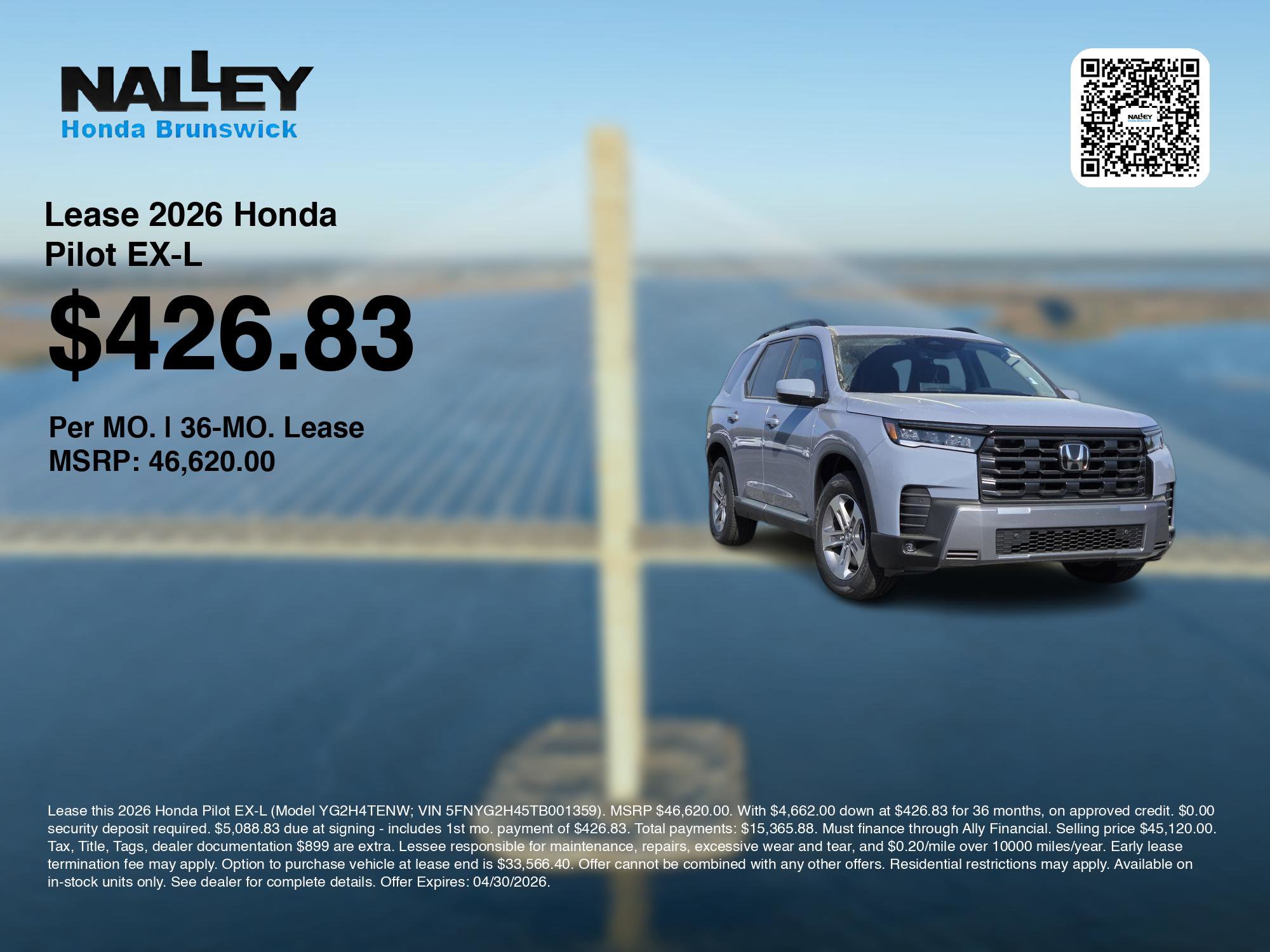 New 2026 Honda Pilot EX-L image 3