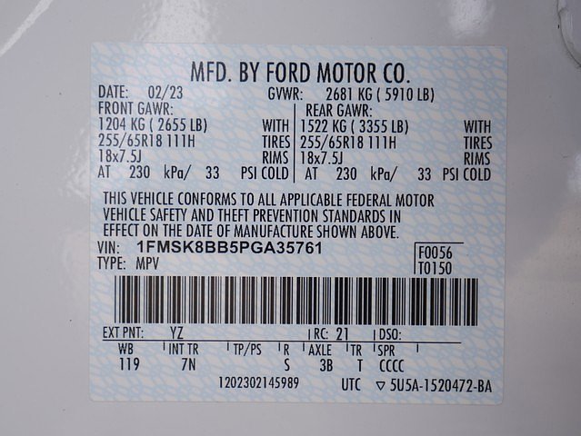 Used 2023 Ford Explorer AWD image 58