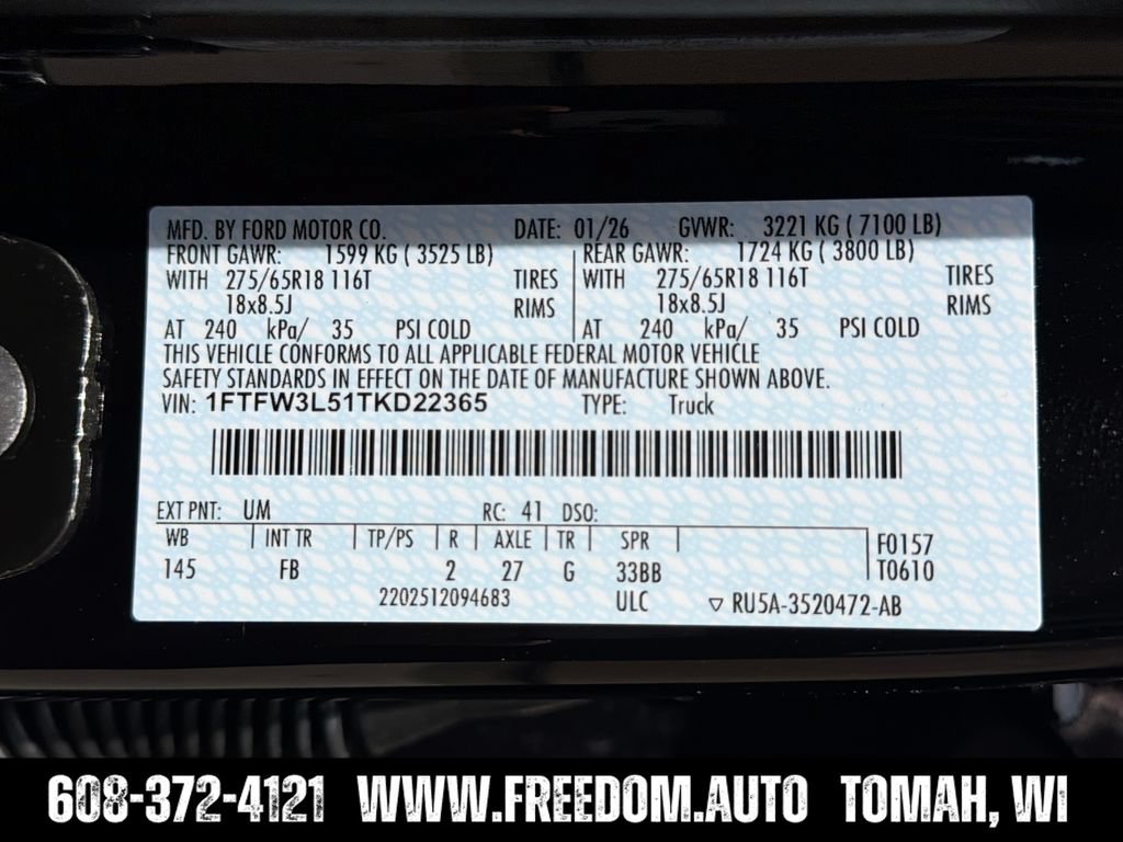 New 2026 Ford F150 XLT w/ Equipment Group 302A MID AWD/4WD image 32