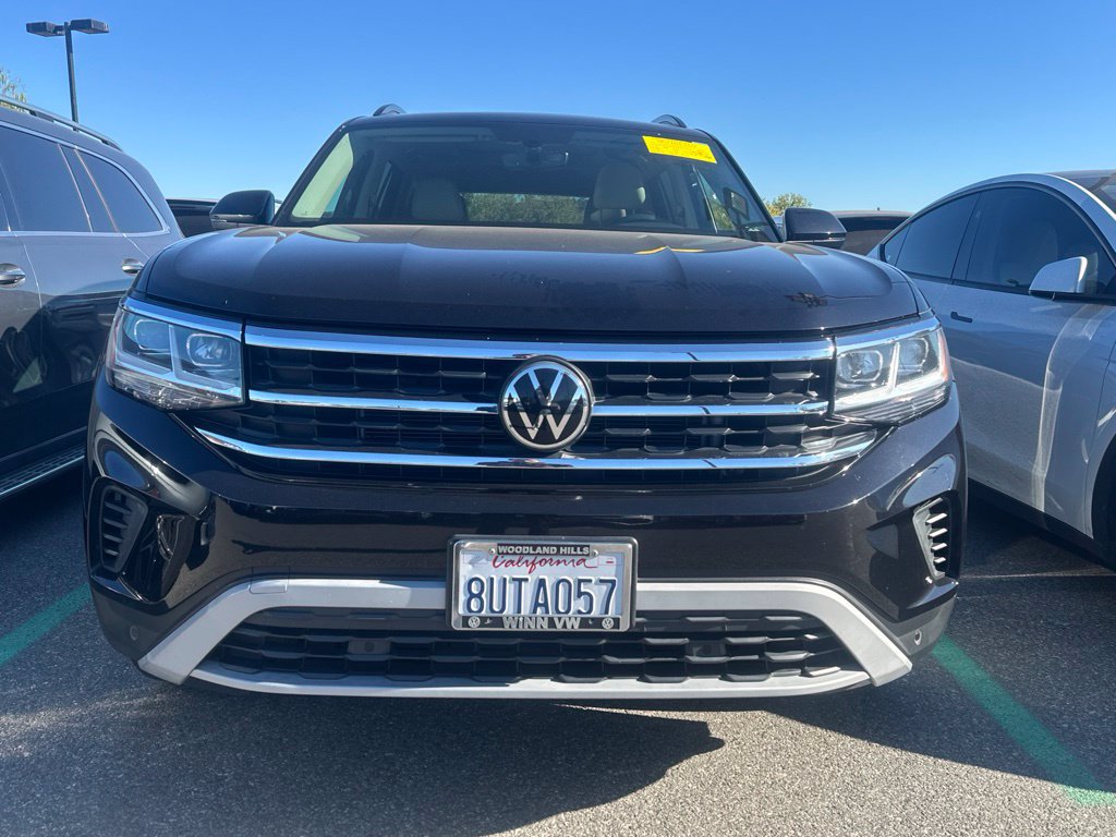Used 2021 Volkswagen Atlas SE w/ Panoramic Sunroof Package FWD image 3