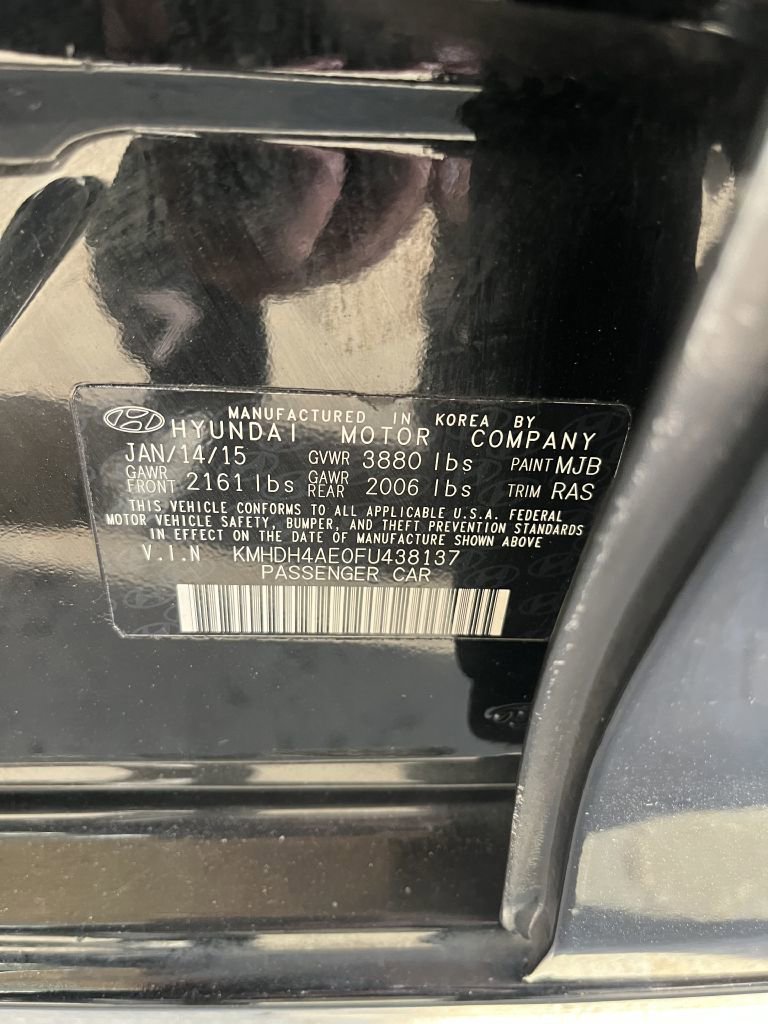 Used 2015 Hyundai Elantra SE w/ Option Group 02 image 7