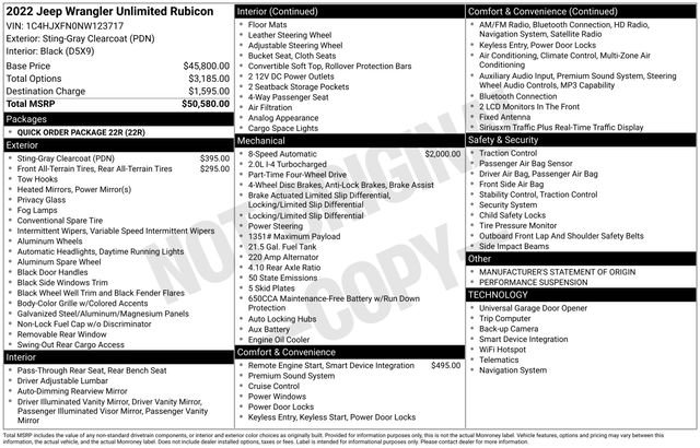Used 2022 Jeep Wrangler Unlimited Rubicon image 4