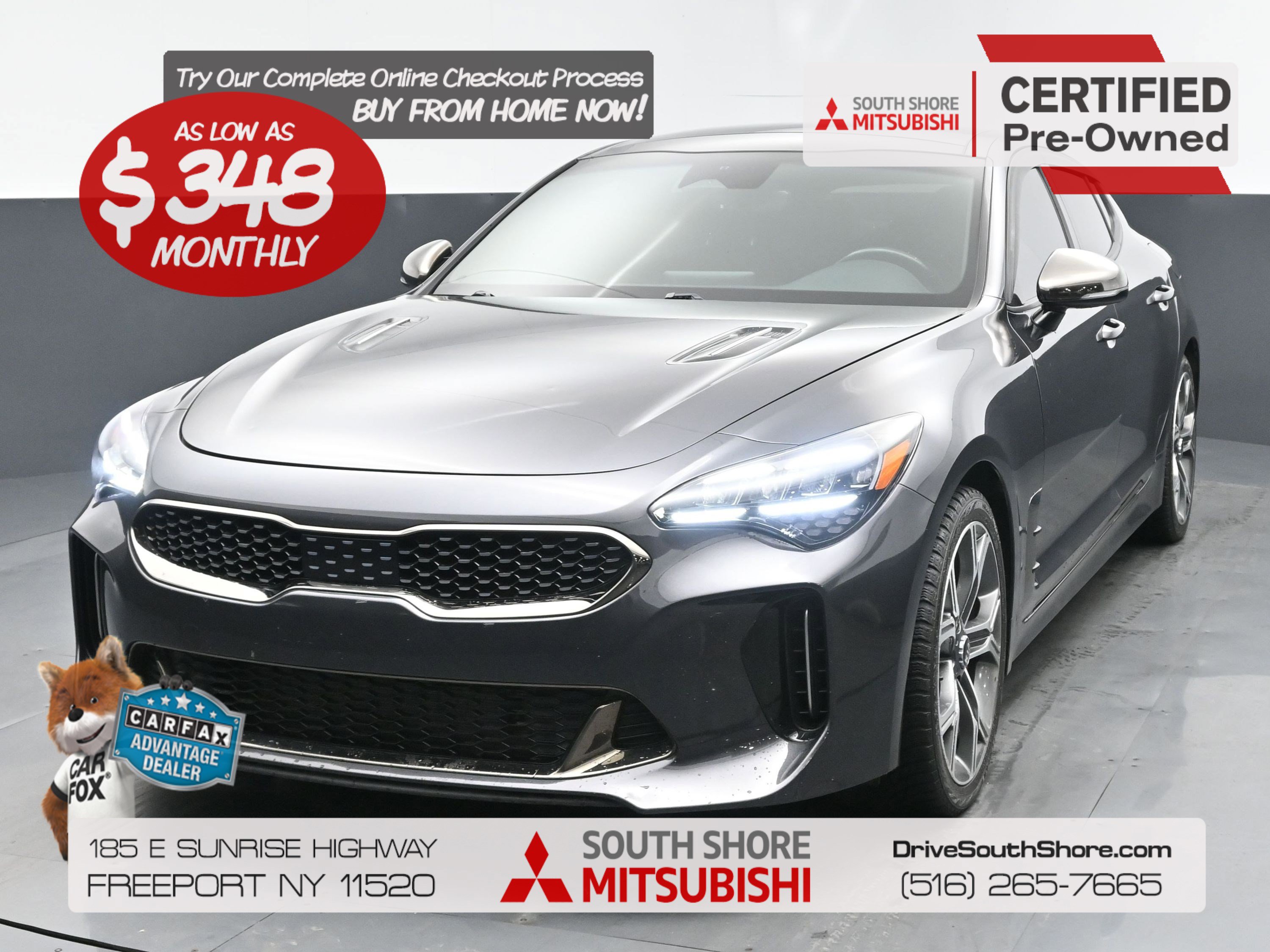 Used 2022 Kia Stinger GT1 w/ Red Interior Color Package
