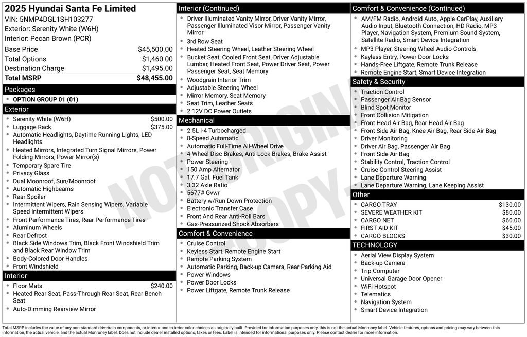 Used 2025 Hyundai Santa Fe Limited image 38