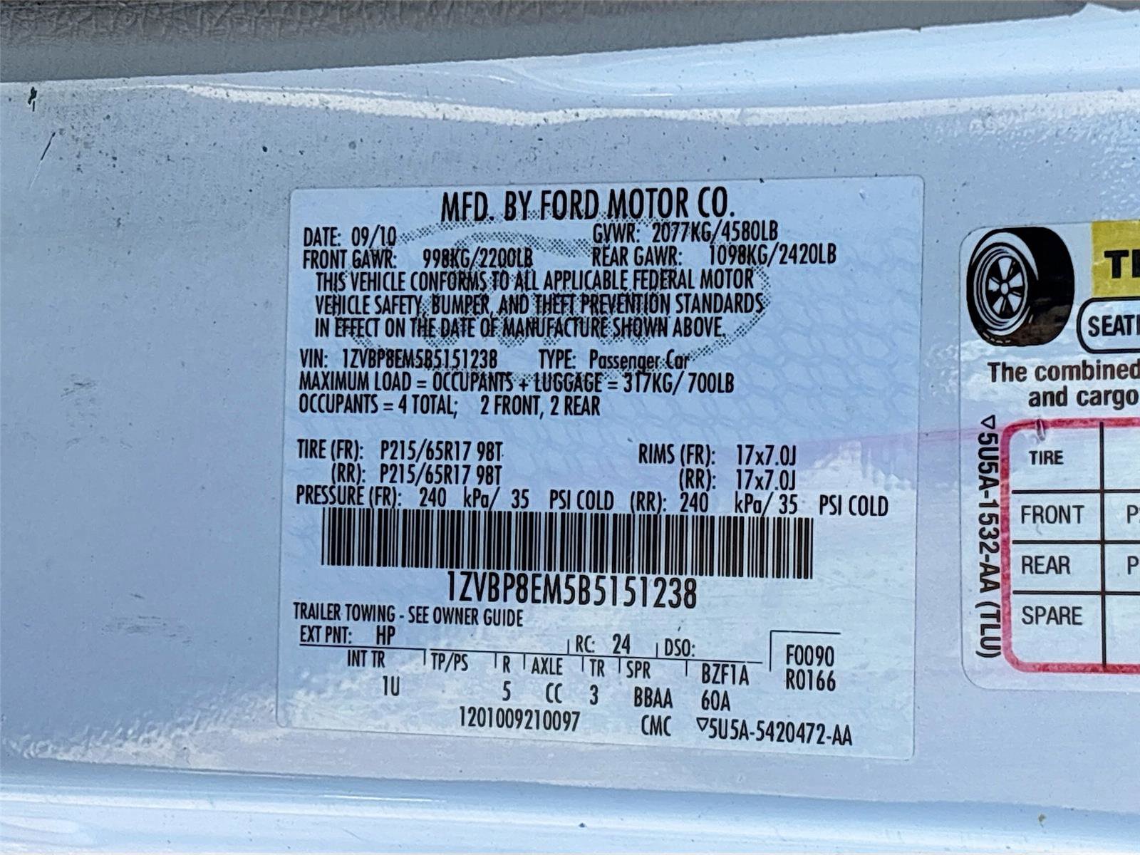 Used 2011 Ford Mustang Convertible w/ Security Pkg image 32