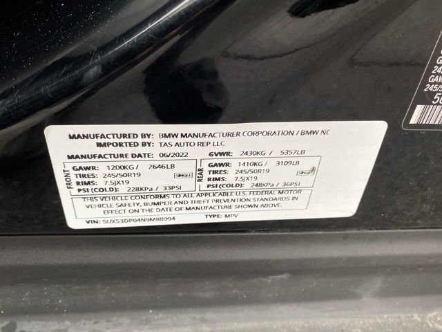 Used 2022 BMW X3 xDrive30i image 26