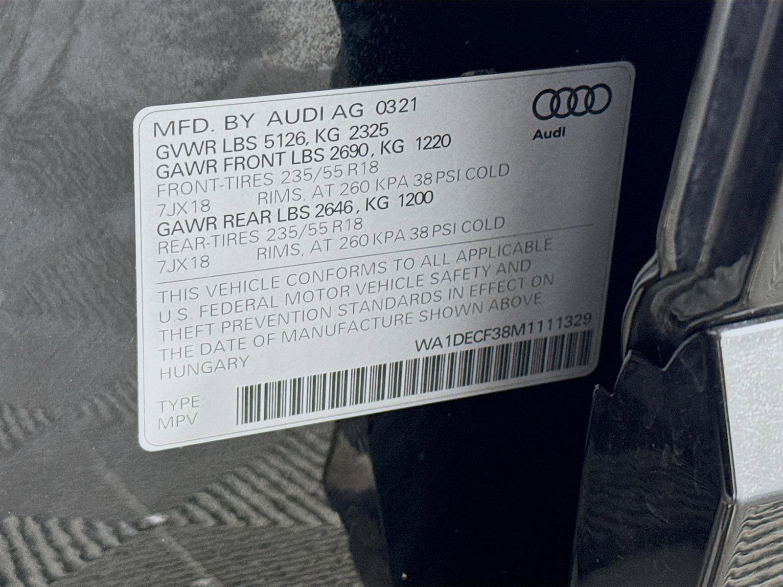 Used 2021 Audi Q3 2.0T Premium w/ Convenience Package image 33