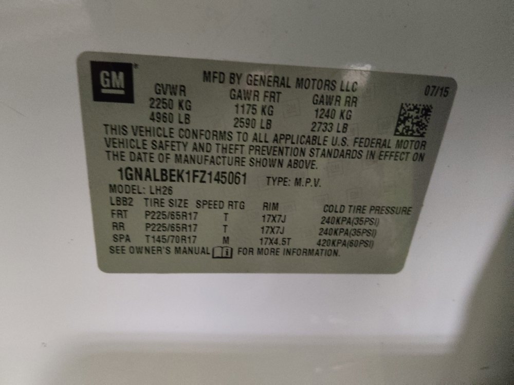 Used 2015 Chevrolet Equinox LT image 33