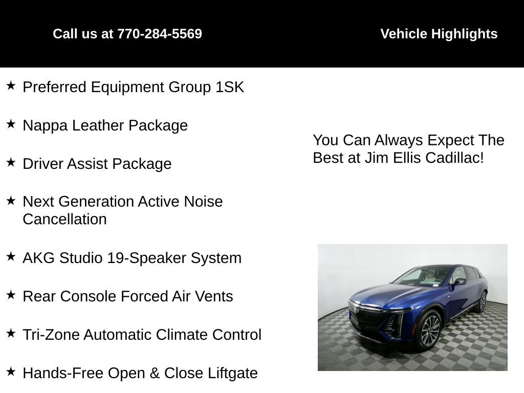 Used 2024 Cadillac Lyriq Sport w/ Nappa Leather Package image 5