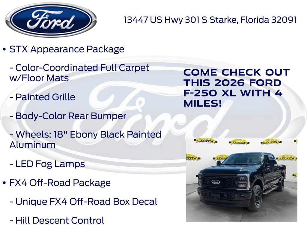 New 2026 Ford F250 XL w/ STX Appearance Package image 15