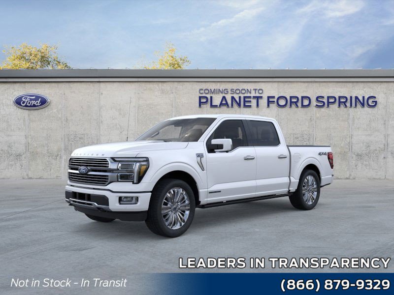 New 2025 Ford F150 Platinum