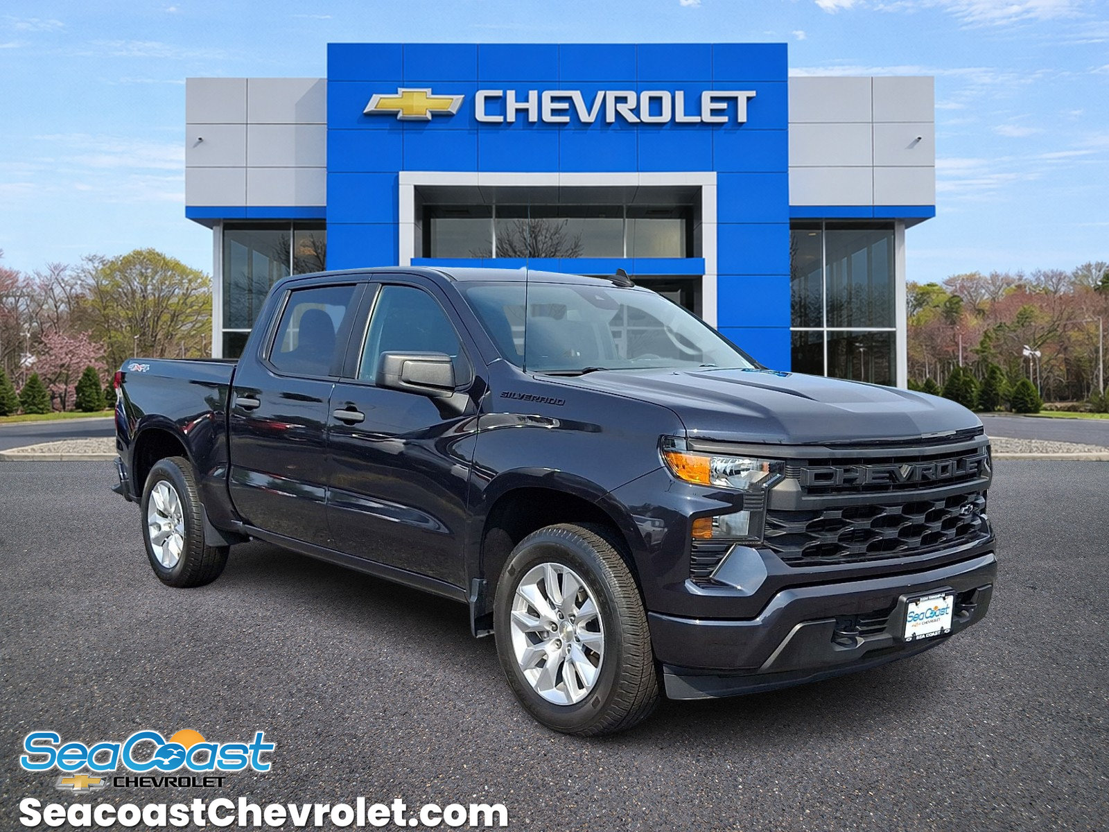 Used 2022 Chevrolet Silverado 1500 Custom w/ LPO, Dark Essentials Package