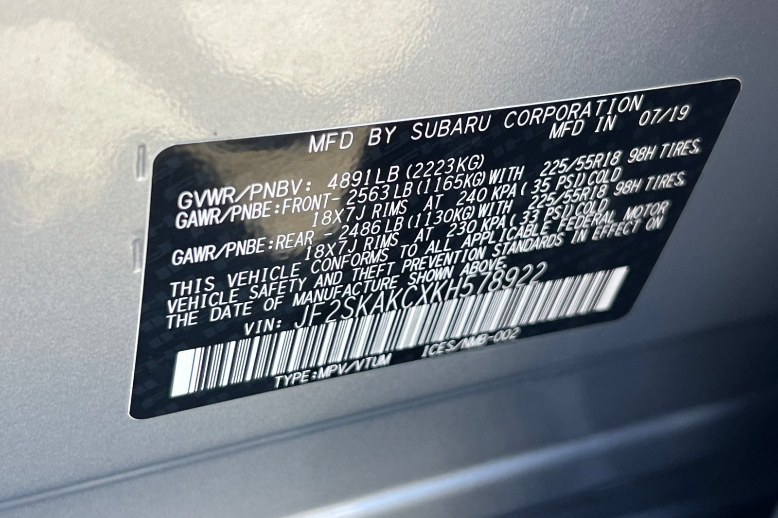 Used 2019 Subaru Forester Sport w/ Popular Package #2 AWD/4WD image 33