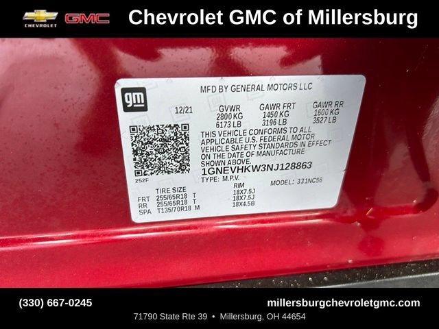 Used 2022 Chevrolet Traverse LT AWD/4WD image 40