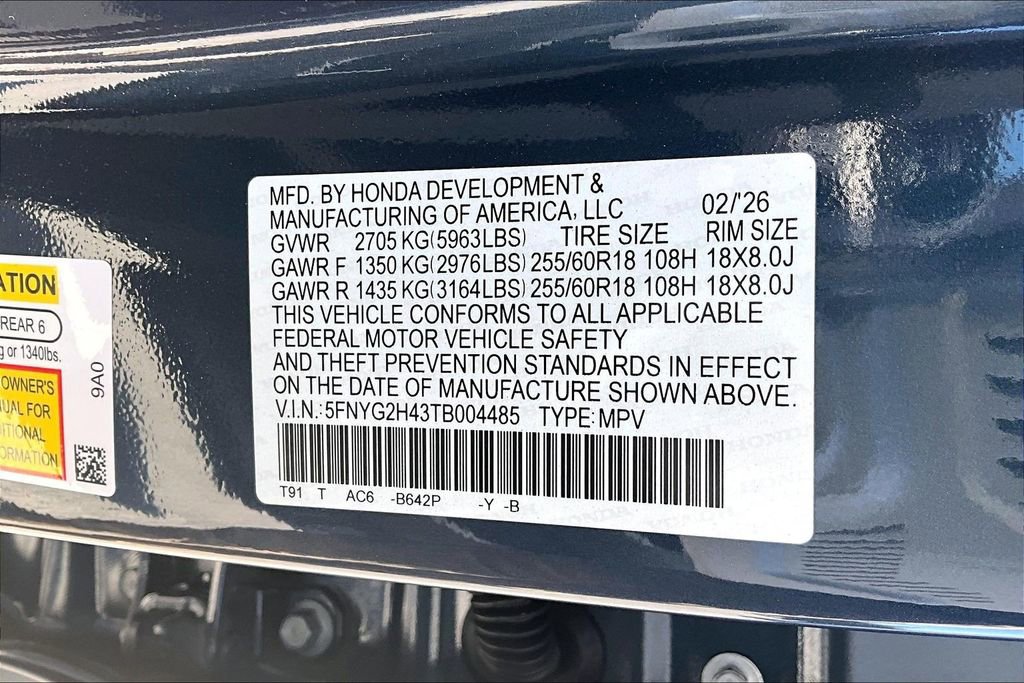 New 2026 Honda Pilot EX-L image 8