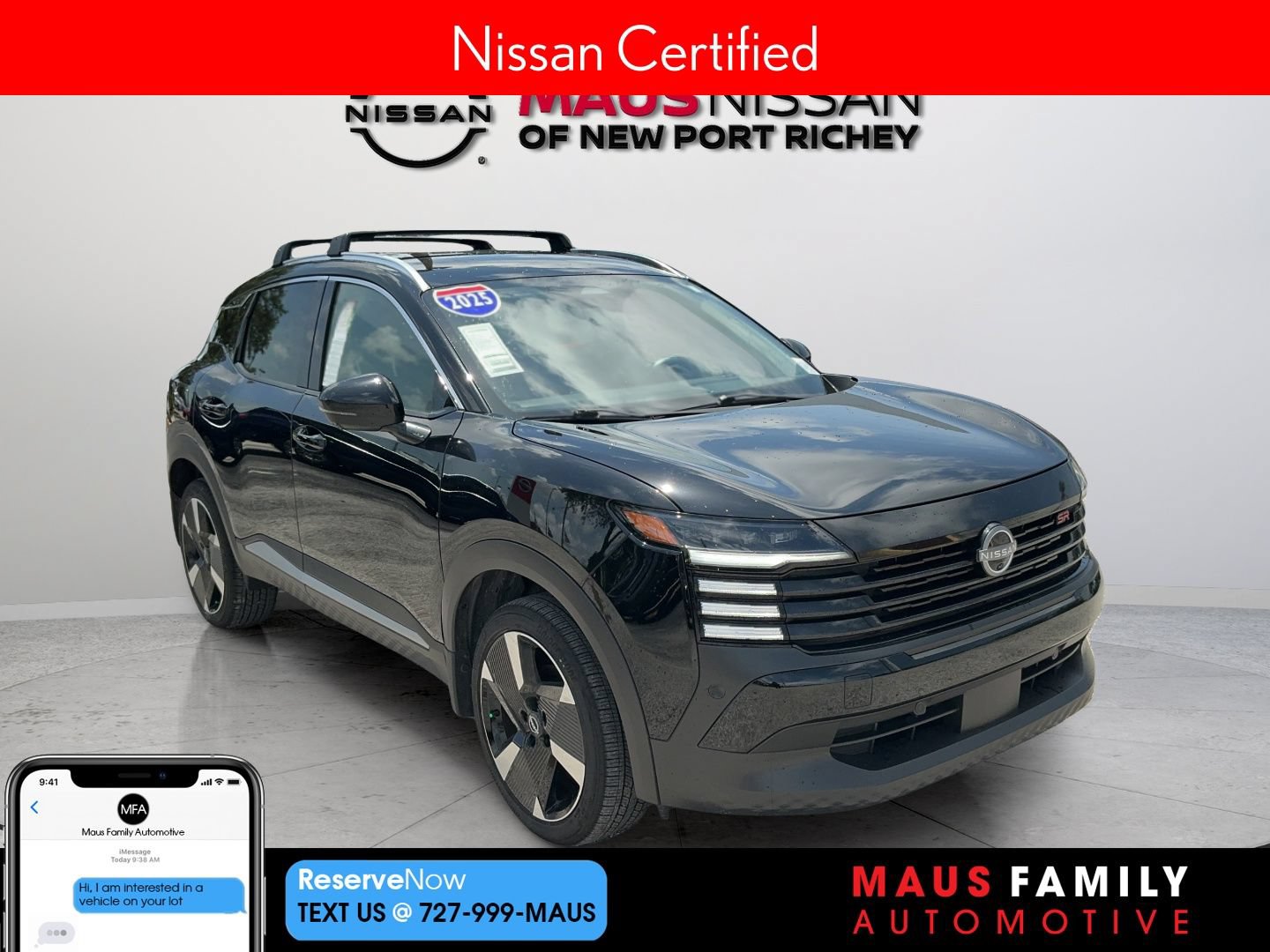 Certified 2025 Nissan Kicks SR