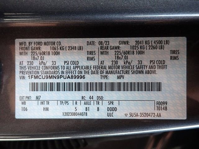 Used 2023 Ford Escape ST-Line w/ Tech Pack #1 AWD/4WD image 14