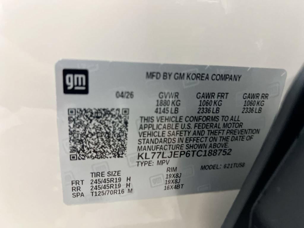 New 2026 Chevrolet Trax RS w/ Sunroof Package FWD image 28