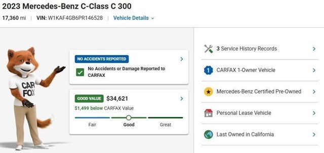 Certified 2023 Mercedes-Benz C 300 Sedan image 3
