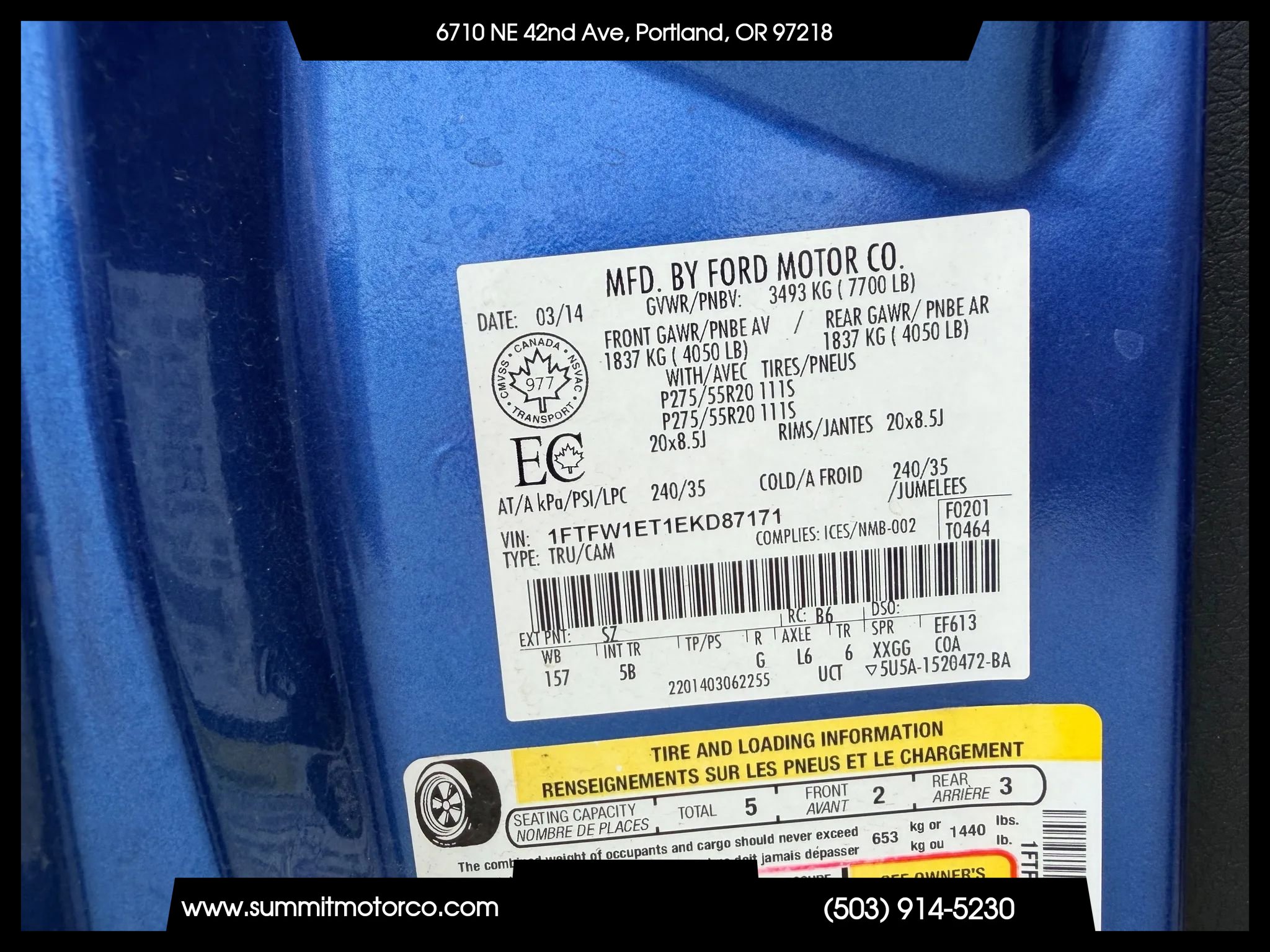 Used 2014 Ford F150 FX4 w/ Equipment Group 402A Luxury image 30