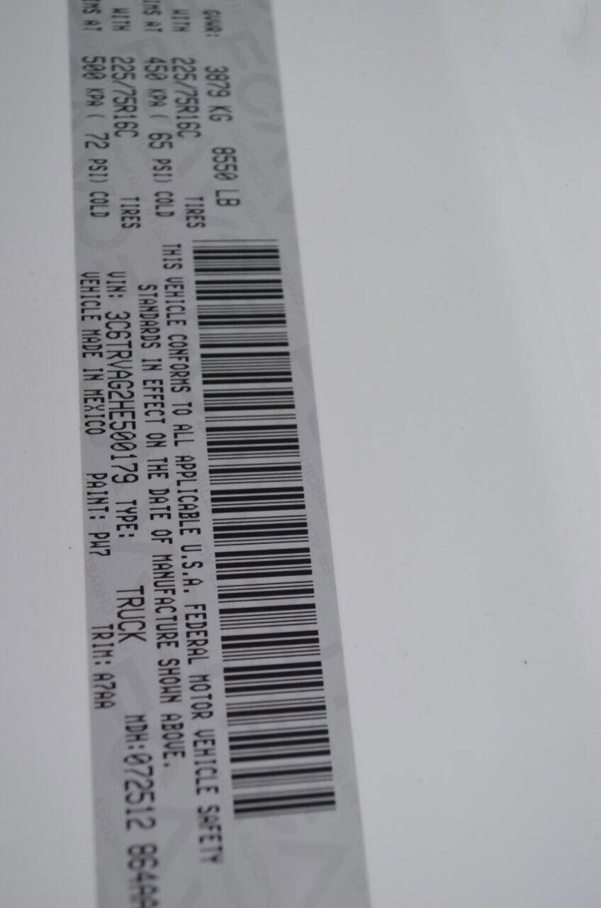 Used 2017 RAM ProMaster 1500 image 10