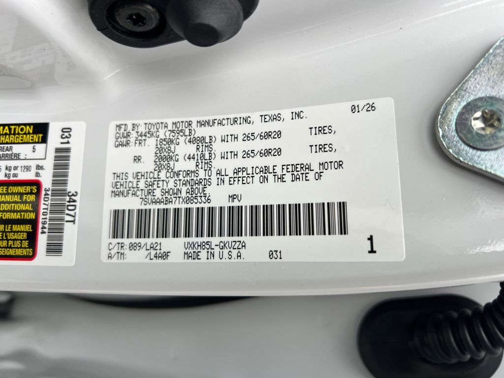 New 2026 Toyota Sequoia Platinum AWD/4WD image 26