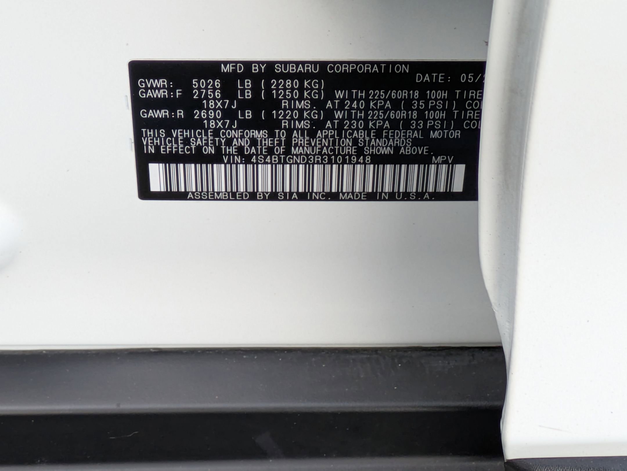 Used 2024 Subaru Outback Limited XT image 35