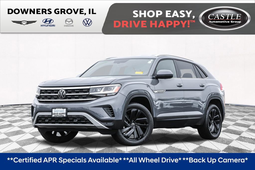 Certified 2023 Volkswagen Atlas Cross Sport SE w/ Black Wheel Package