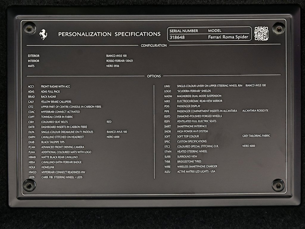 Certified 2025 Ferrari Roma Spider image 38