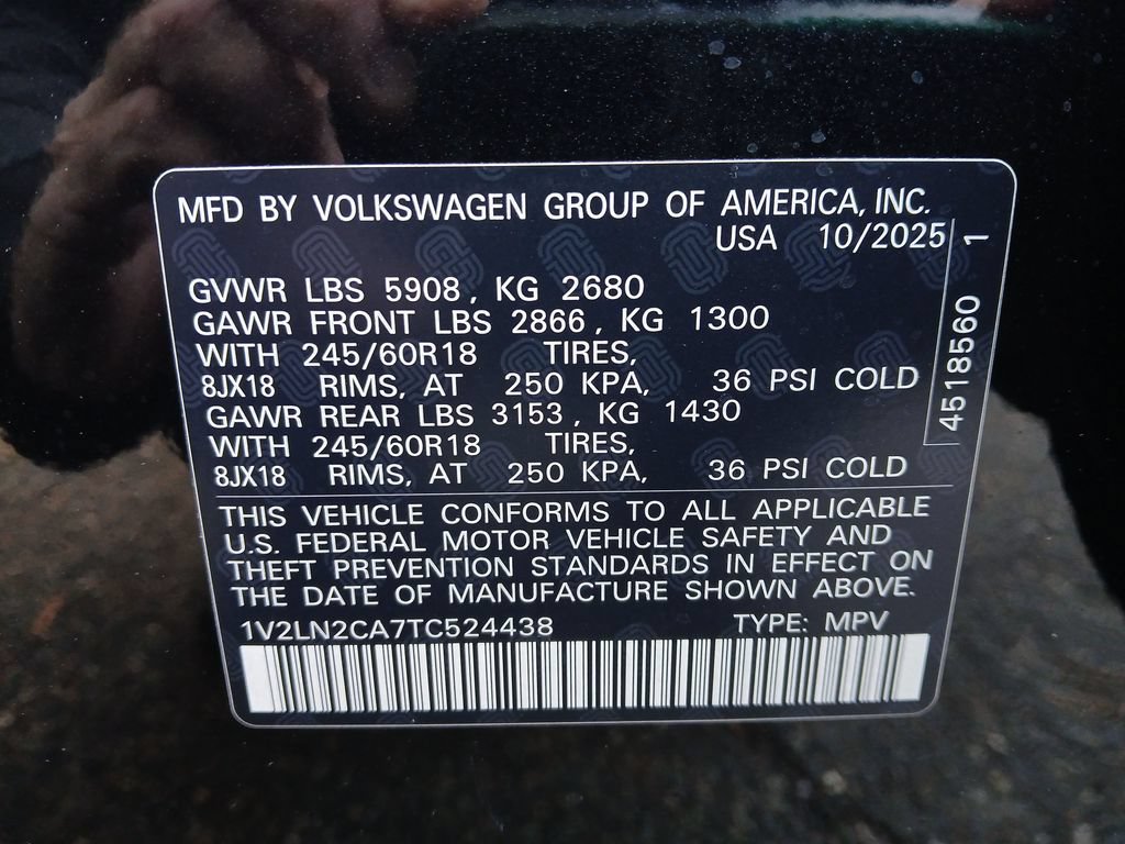 Used 2026 Volkswagen Atlas SE AWD/4WD image 28