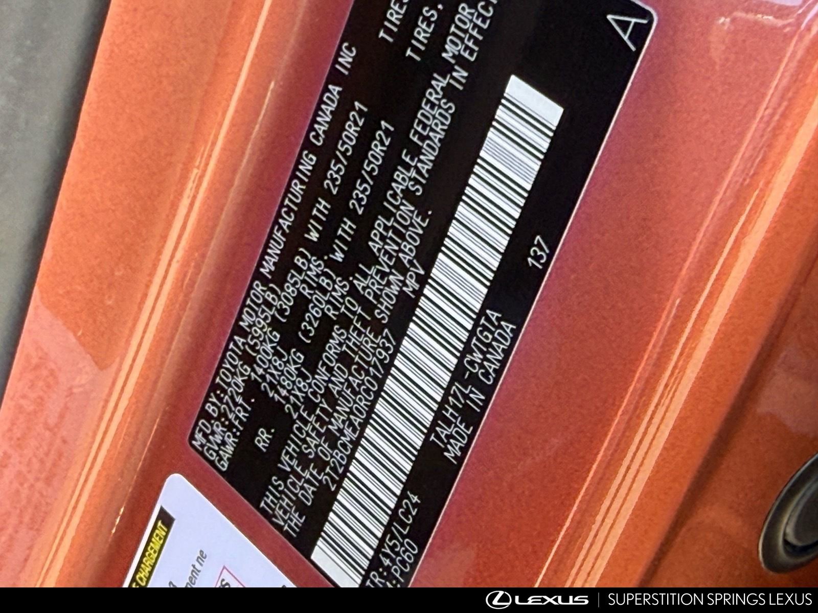 Certified 2024 Lexus RX 500h F Sport image 35