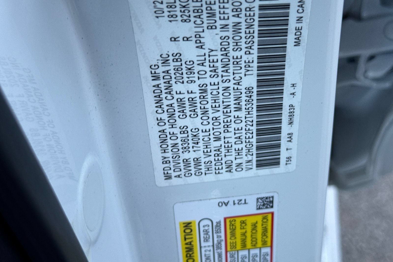 Used 2026 Honda Civic LX image 12