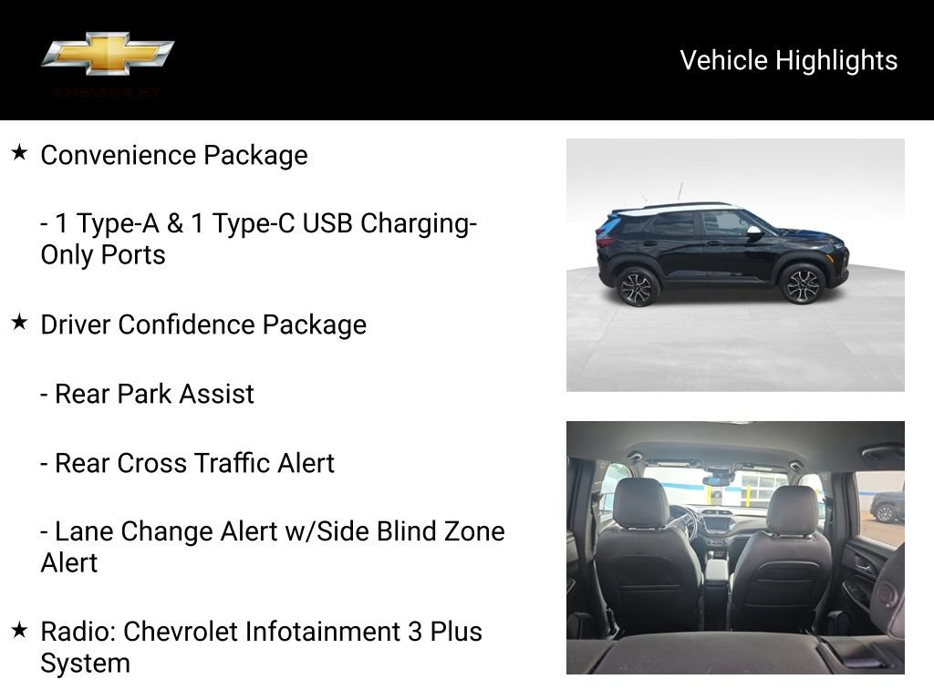 Used 2022 Chevrolet TrailBlazer ACTIV w/ Technology Package AWD/4WD image 21