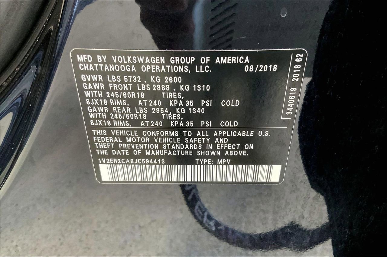 Used 2018 Volkswagen Atlas SEL image 33
