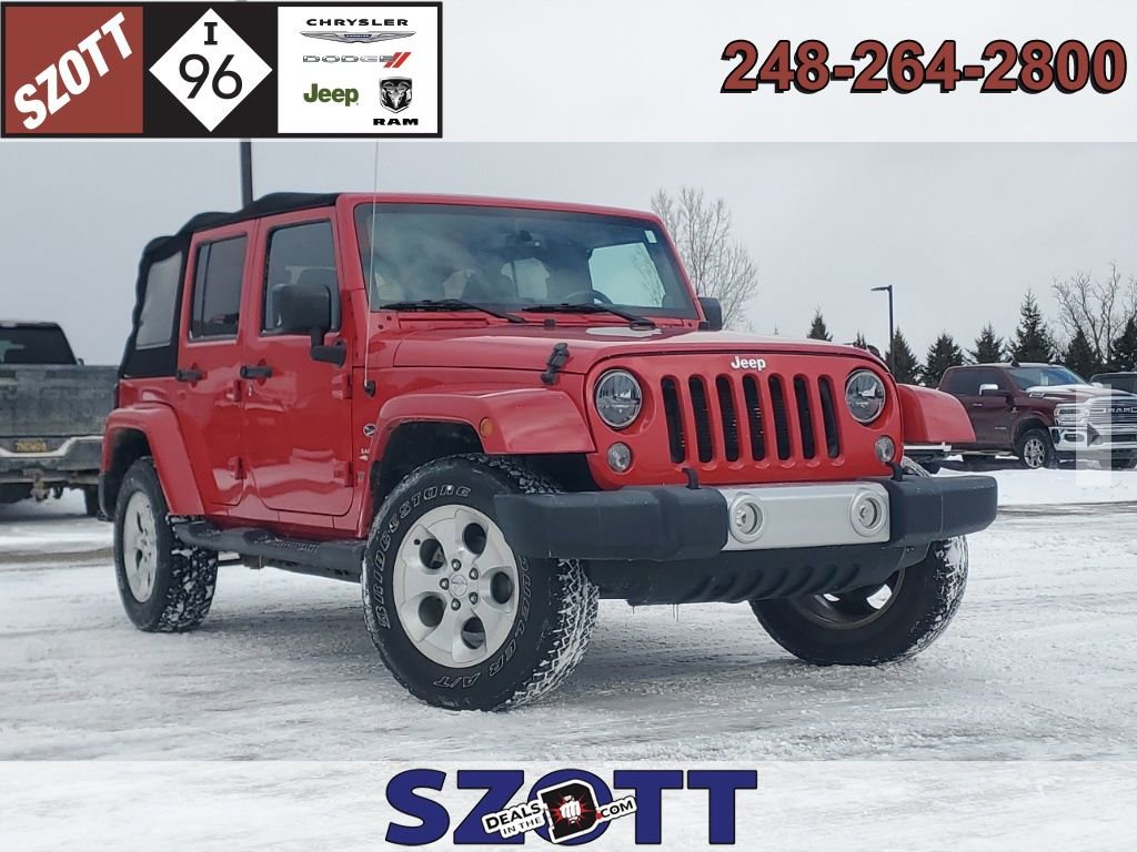 Used 2014 Jeep Wrangler Unlimited Sahara w/ Connectivity Group image 1