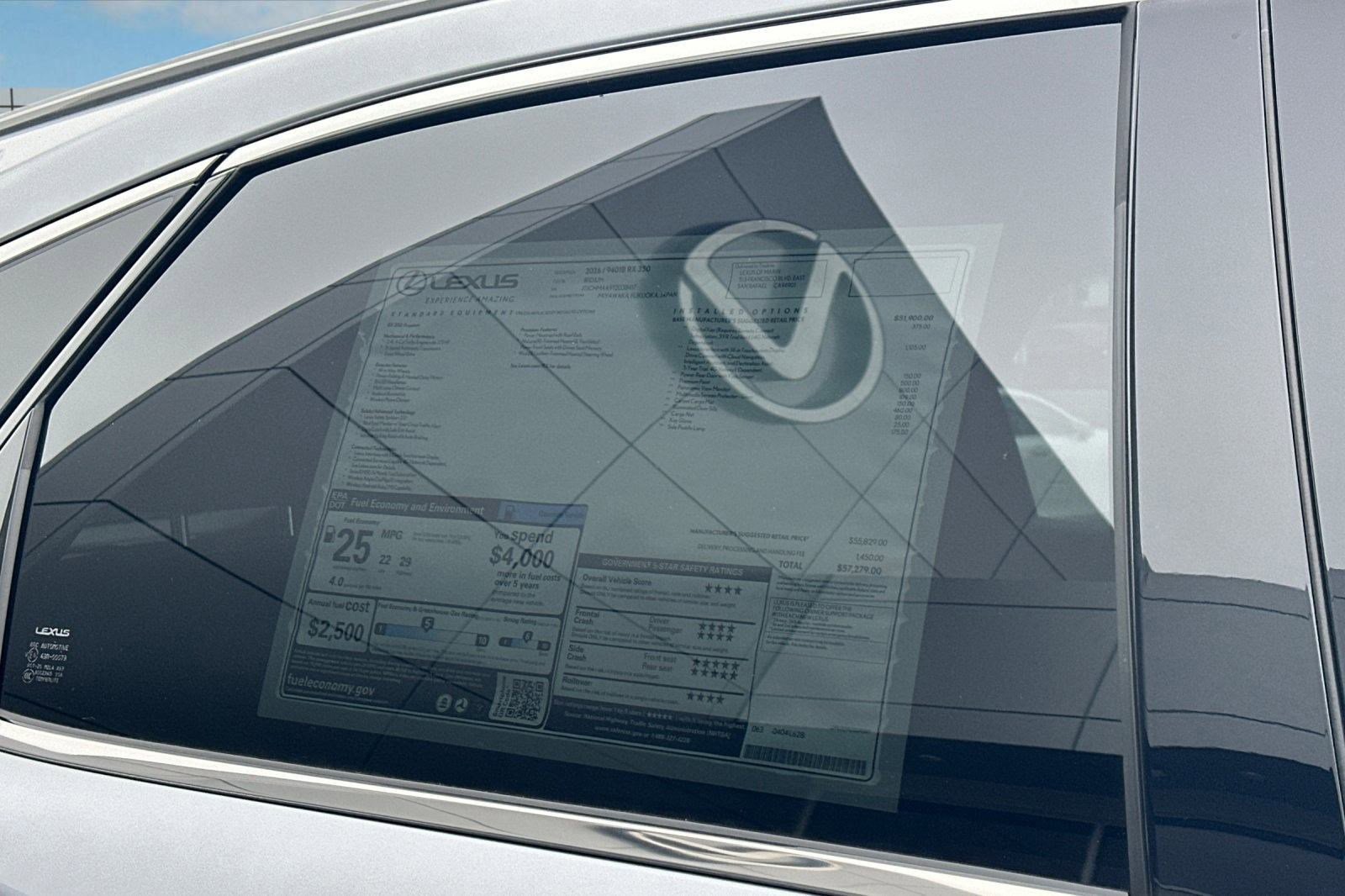 New 2026 Lexus RX 350 Premium image 30