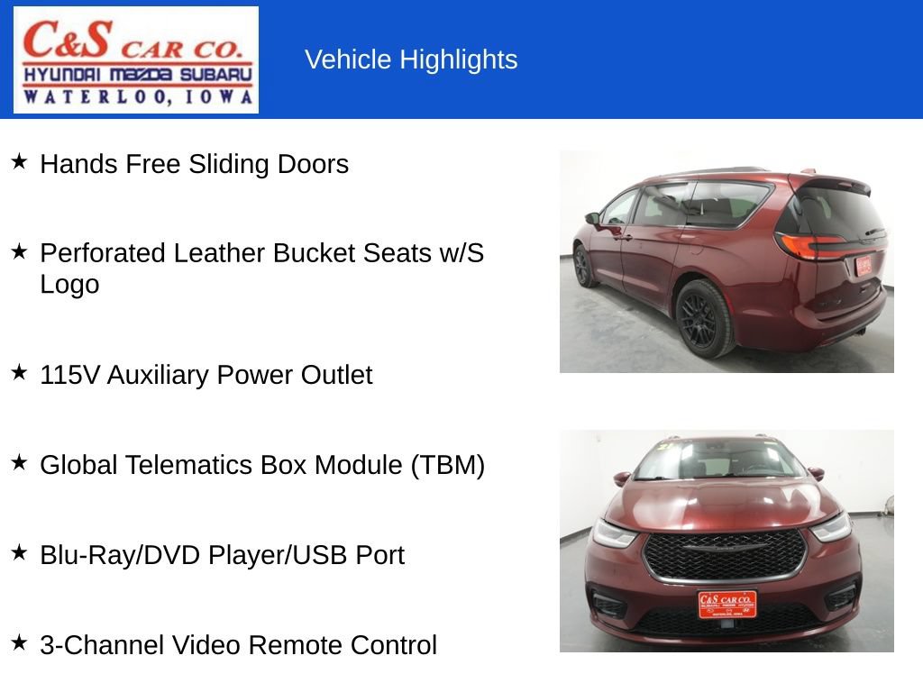 Used 2021 Chrysler Pacifica Touring-L w/ Uconnect Theater Family Group AWD/4WD image 26